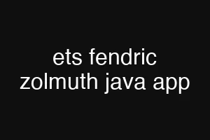 ets fendric zolmuth java app