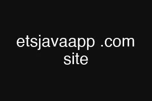 etsjavaapp .com site